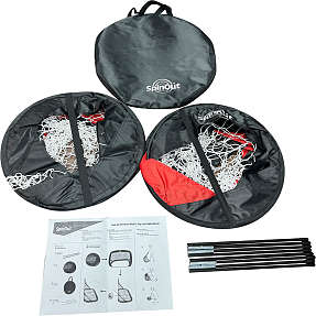 SpinOut fodboldmål 2-pak 41x41x5 cm