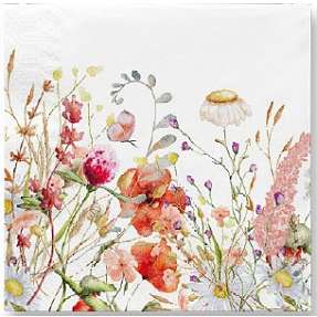 Mønstrede servietter 33x33 cm 20-pak