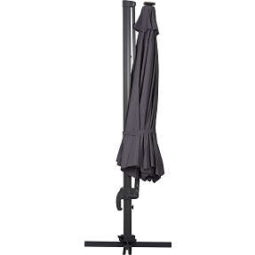 Panama hængeparasol Ø350cm, uden fod - Sort