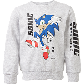 Sonic sweatbluse str. 98/104 - grå