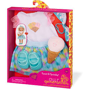 Our Generation tøjsæt med is