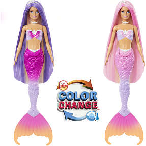 Barbie Malibu Colour Change Mermaid dukke