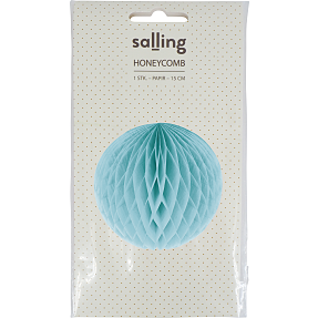 Salling honeycomb Ø: 15 cm - Lyseblå