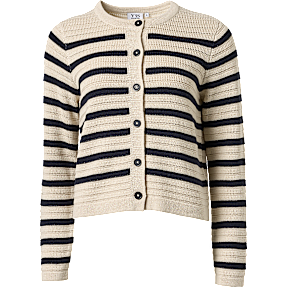 VRS dame cardigan str. XL - beige/navy