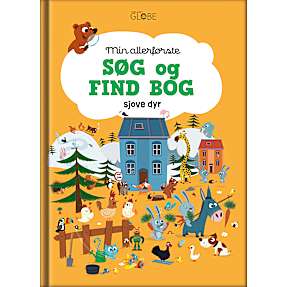 Min allerførste søg og find bog - Sjove dyr - Romain Guyard