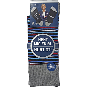 Mads Christensen herre strømper str. onesize - multifarvet