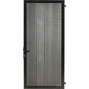Smart fence - dør 180 - med sort panel