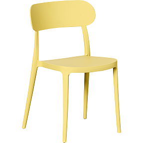 Preston stol - Dusty yellow