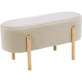 Leonora bænk - sandfarvet
