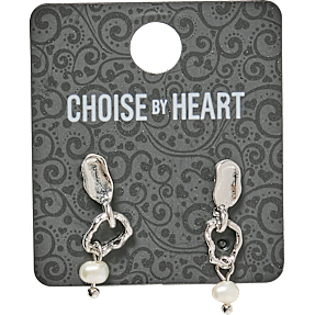 CBYH dame øreringe  - sølvfarvet