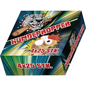 Fyrværkerieksperten hundepropper 100-pak