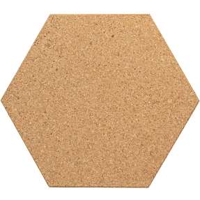 Akustisk heksagonal kork - neutral