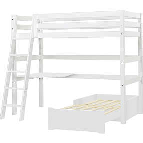 Hoppekids ECO Luxury MEGA-seng 90x200 cm - hvid