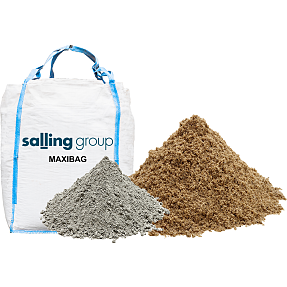 Cement/pudsesand bigbag til 0,9 m3 beton