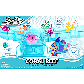 Zhuzhu aquarium koralrev tunnel kombisæt