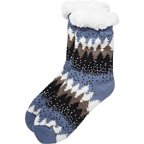 VRS dame kæmpehygge strømpe str. 39/41 - blå