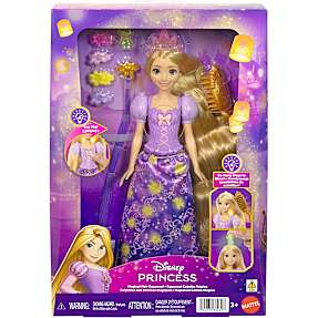 Disney Princess Rapunzel-modedukke med magisk hår