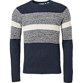 Produkt herre strik str. L - mørkeblå