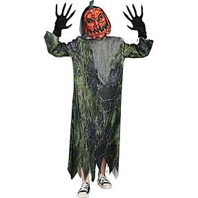 Halloween græskar genfærd str. 140 - sort
