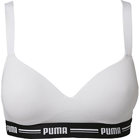 PUMA dame BH vatteret str. S - hvid