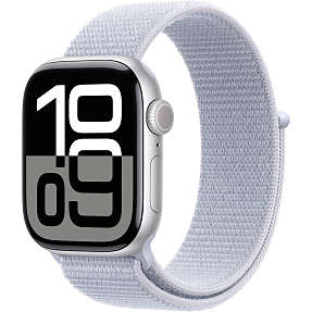Apple Watch S10 GPS + Cell 42 mm - Silver Aluminium Sport Loop
