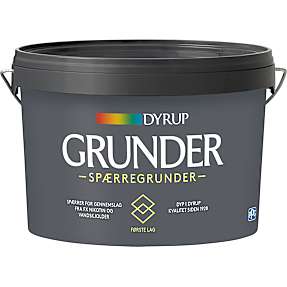 DYRUP spærregrunder 2,25 liter - hvid