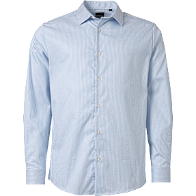 VRS herre slim fit skjorte str. M - lyseblå