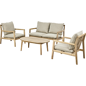 Genova loungesæt - akacietræ
