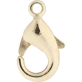 Karabinhage forgyldt 5 stk.