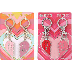 TOPModel best friends nøglering