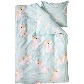 Unicorn sengetøj - 140x200 cm