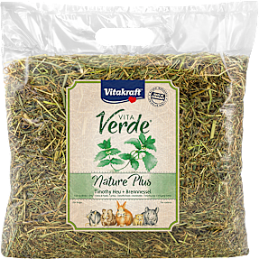 Gnaverfoder m. urtehø og brændenælder