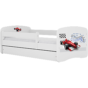 Juniorseng med Formel 1-motiv - 70x140 cm