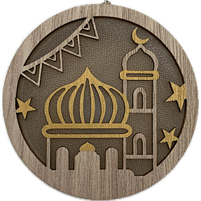 Eid træ led dekoration ass