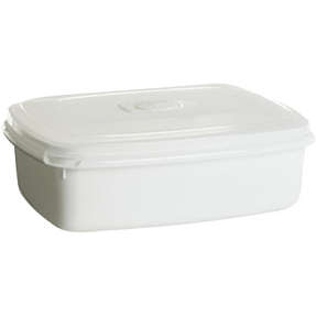 Madopbevaringsboks - hvid (1,3L)