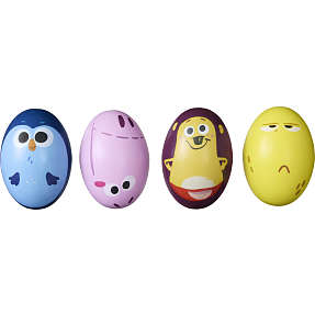 DR børste rasleæg 4-pak