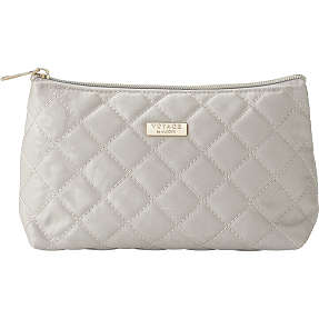 Toilettaske lys beige