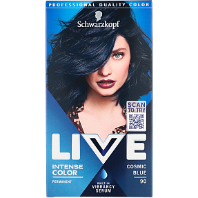 Permanent hårfarve 090 Cosmic Blue m. serum