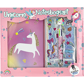 Danpen Junior notesbogsæt - unicorn
