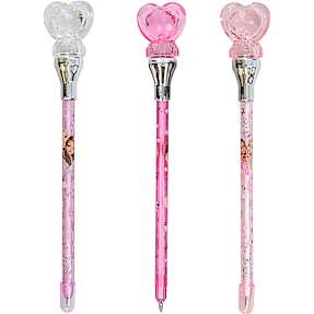 TOPModel kuglepen m. hjertelys – flere varianter - assorteret