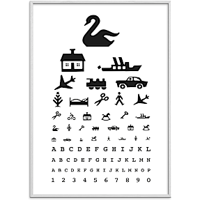 Retro synstavle - 30x40 cm