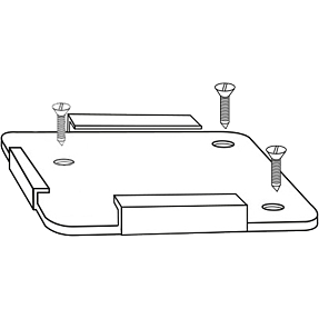 Supplerende fod til start-/slutstolpe