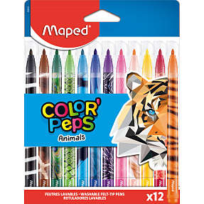 Maped Color'Peps Animals tusser 12 stk.