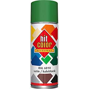 Hit Color spraymaling satin 0,4 liter - grøn