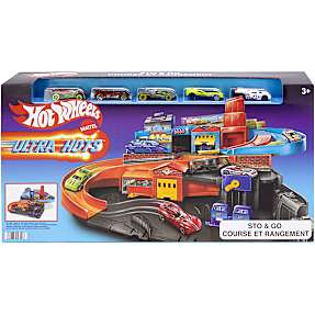 Hot Wheels Flying Customs Sto & Go legesæt