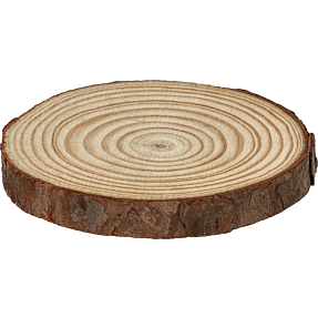 Træskive med bark - 8 cm