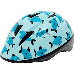 SCO cykelhjelm til børn - blå haj