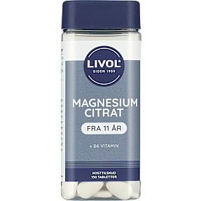 Magnesium citrat og B6 vitamin