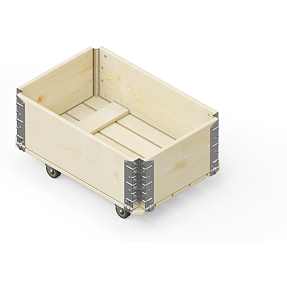 Pindstrup krydderurtehøjbed 60x40 cm - natur