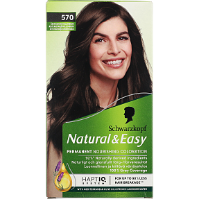 Permanent hårfarve 570 Ægte Kastanje Mellembrun m. olieserum